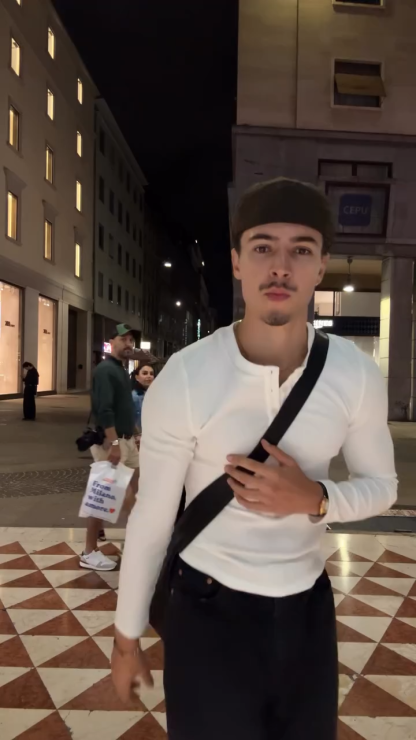 Men’s Casual American-Style Long Sleeve Polo T-Shirt Fall Winter New Relaxed Fit Versatile Base Layer Top