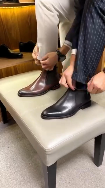 Men's Chelsea Boots Versatile Fashion Men's Short Boots Ankle Boots