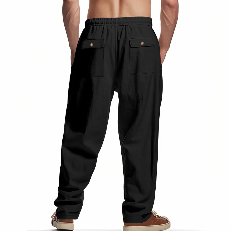 Men's Summer Loose Solid Color Casual Pants