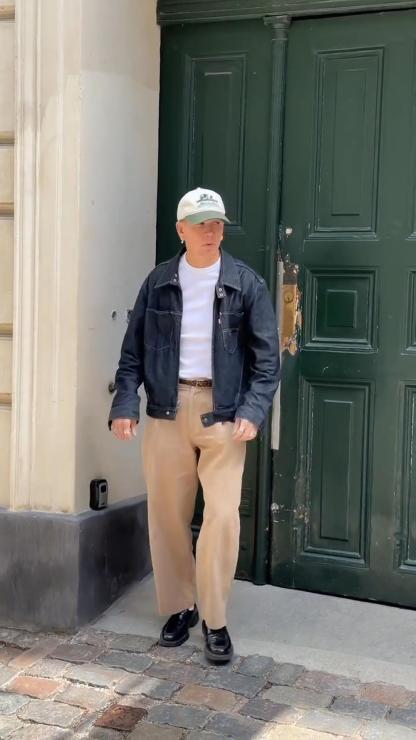 Lapel Long-Sleeved Loose Original Color Denim Jacket Versatile Casual Top