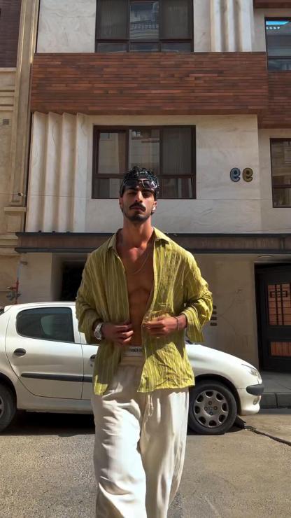 Men's Striped Long-Sleeved Shirt, Light And Thin Design, Loose And Versatile Top