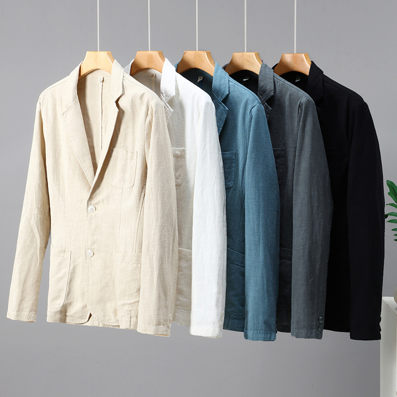 Cotton-Linen Formal Jacket
