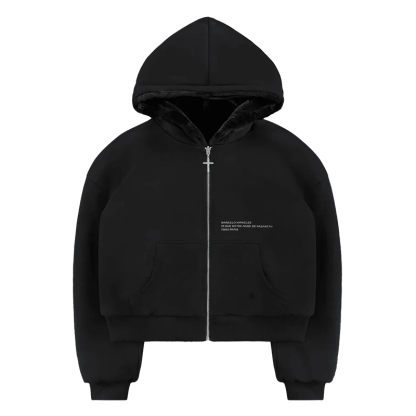 2025 New Men's Zip Hoodie, Heavyweight Jacket with Leopard Print, Double-Sided Wear (Gray/Leopard Print)