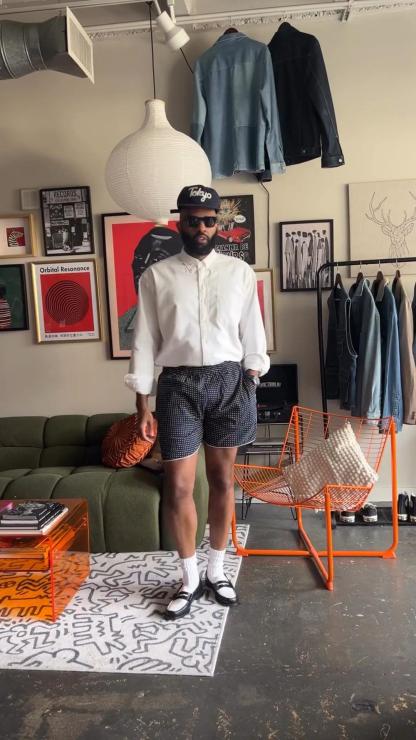 Men's Casual Polka Dot Shorts