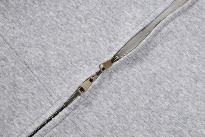 Loose Cropped Unisex Zip-Up Hoodie｜Minimalist Oversized Streetwear Sweatshirt