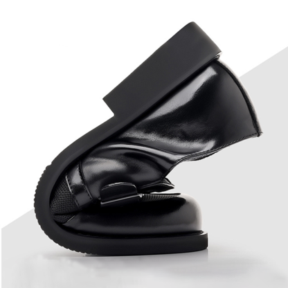 Men's Leather Loafers, Slip On Casual Shoes With Twist Lock, Lightweight Driving Shoes, Anti-Odor Slip On Casual Dress Shoes, Loafers for Travel