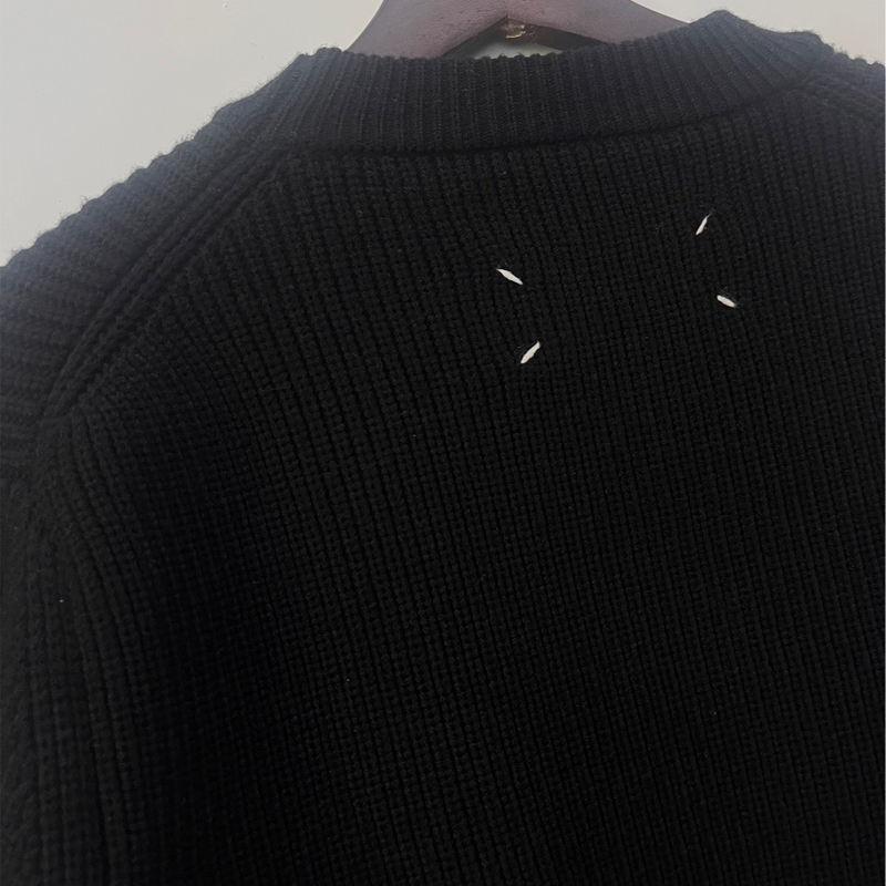 Men's Modal Crewneck Knit Sweater, 900G Heavyweight Relaxed Fit Knit, Thick and Durable, Casual Pullover