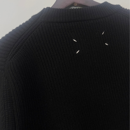 Men's Modal Crewneck Knit Sweater, 900G Heavyweight Relaxed Fit Knit, Thick and Durable, Casual Pullover