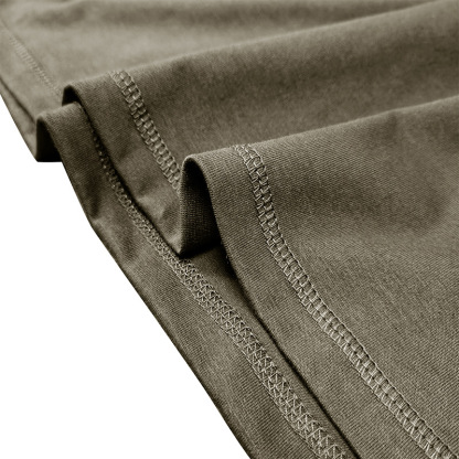 Vintage American Crewneck Henley Shirt  3-Button Retro Stretch Cotton Blend Top  Classic Casual Long Sleeve for Men