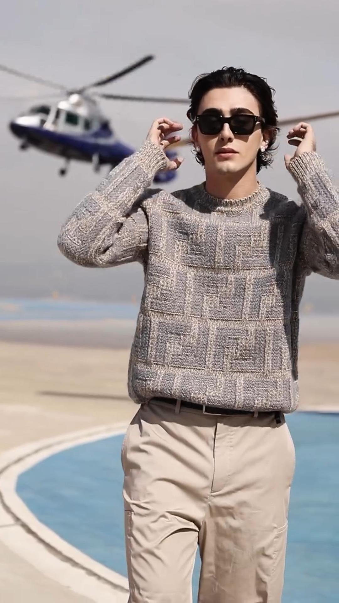 Spring And Autumn Loose Slim All-Match Pullover Round Neck Three-Dimensional Twist Knitted Top