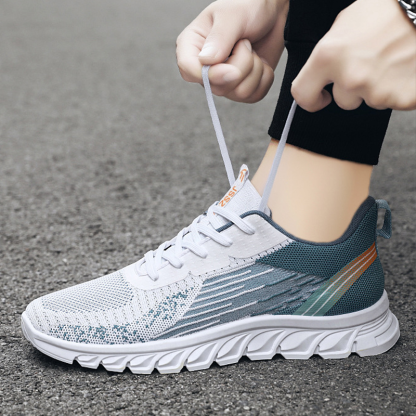 Mens Running Shoes Air Cushion Fashion Sneakers Breathable Tennis Walking Casual Gym Shoes Men