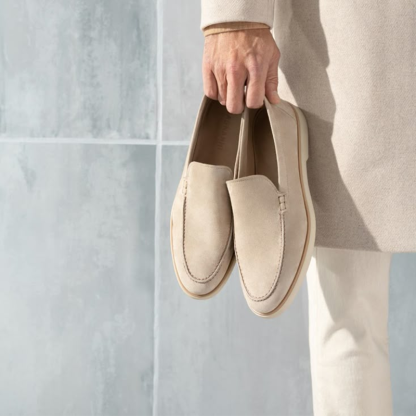 Men's Summer Breathable Slip-On Loafers，Casual Driving Shoes All-Day Comfort