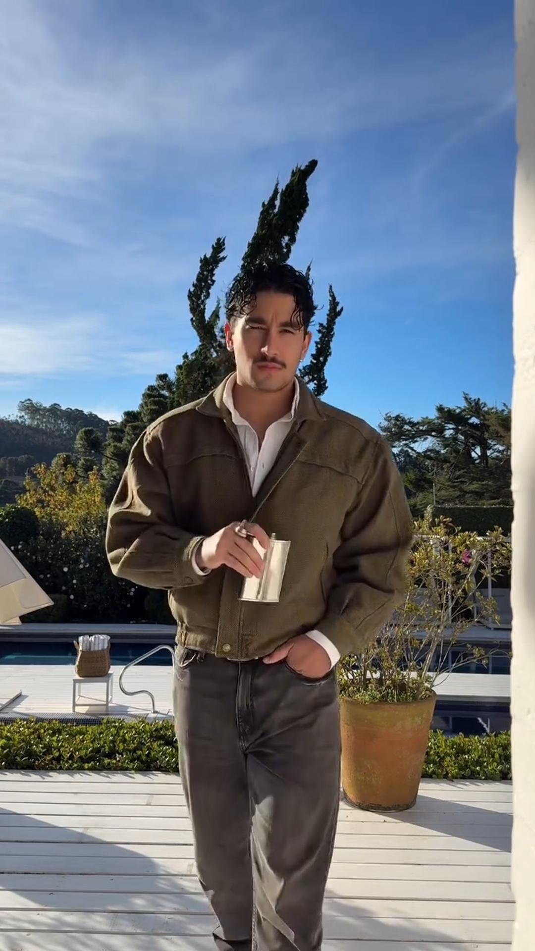 Fashionable And Versatile Cotton Textured High-End Jacket