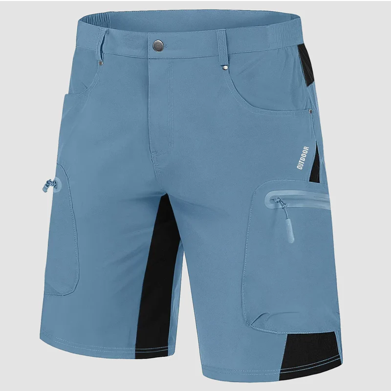 Men's Quick-Dry Workout Shorts with Reinforced Pockets Breathable Gym 