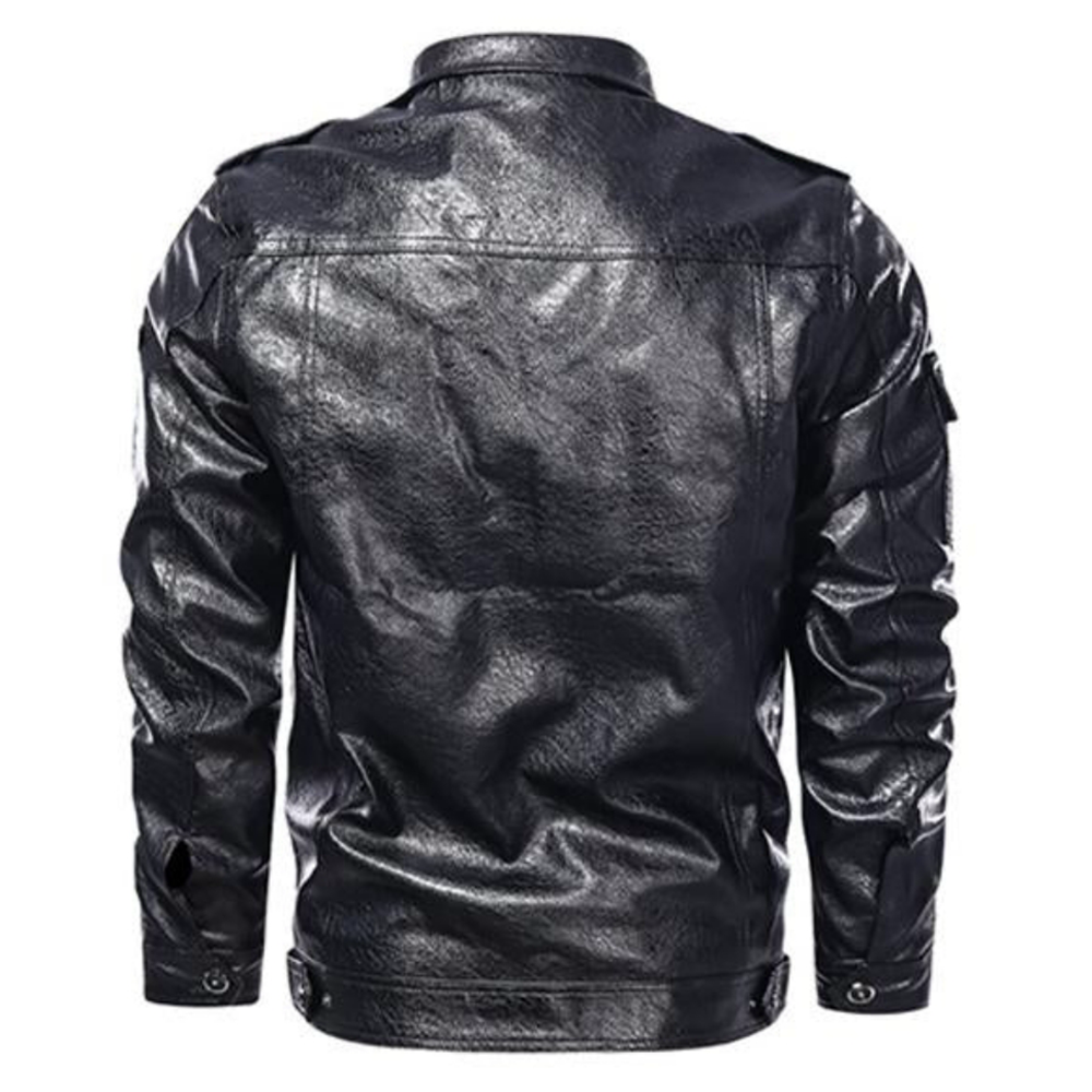 MEN’S CASUAL LEATHER JACKET