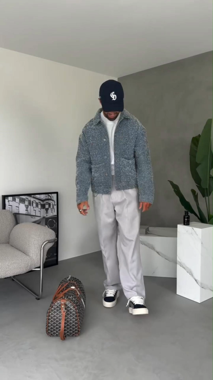 Snowflake Classic Blend Brushed Tweed Jacket