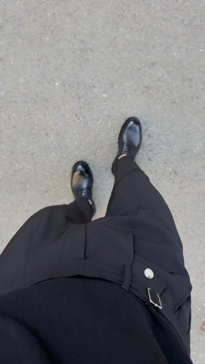 Men's Formal Business Dress Shoes: Korean - Inspired Black Leather Oxfords, Spring - Ready Thick - Sole for Versatile Wear