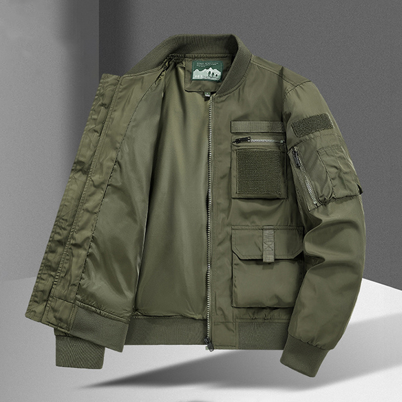 Mens Waterproof Mountain Camping Jacket - Multi-Pocket Outdoor Windbreaker With Hood, Lightweight Hiking Raincoat For Trekking, Travel & Urban Adventure