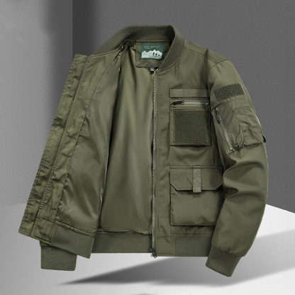 Mens Waterproof Mountain Camping Jacket - Multi-Pocket Outdoor Windbreaker With Hood, Lightweight Hiking Raincoat For Trekking, Travel & Urban Adventure