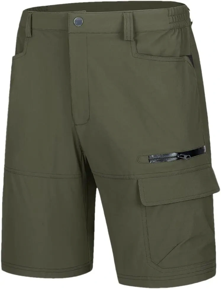 Men's Summer Lightweight Quick-Dry Work Shorts(Pockets on both the fro
