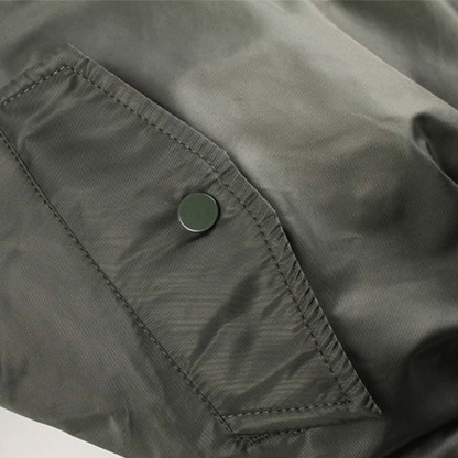 Men's Reversible Vintage Pilot Jacket – Classic Retro Flight Bomber, Thickened Autumn/Winter Outerwear, Loose Fit, Hong Kong Street Style Military Coat