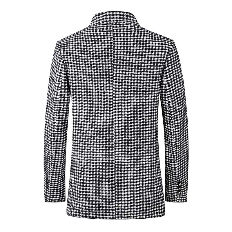 Men’s Casual Plaid Blazer Jacket for Spring and Fall | Slim Fit Stylish Versatile Suit Coat for Business and Leisure