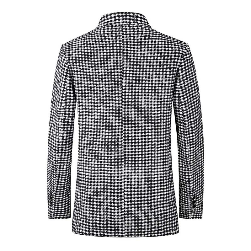 Men’s Casual Plaid Blazer Jacket for Spring and Fall | Slim Fit Stylish Versatile Suit Coat for Business and Leisure