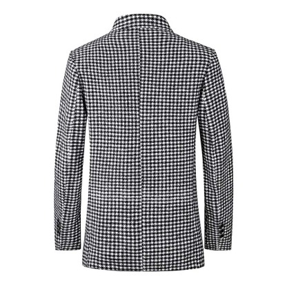 Men’s Casual Plaid Blazer Jacket for Spring and Fall | Slim Fit Stylish Versatile Suit Coat for Business and Leisure