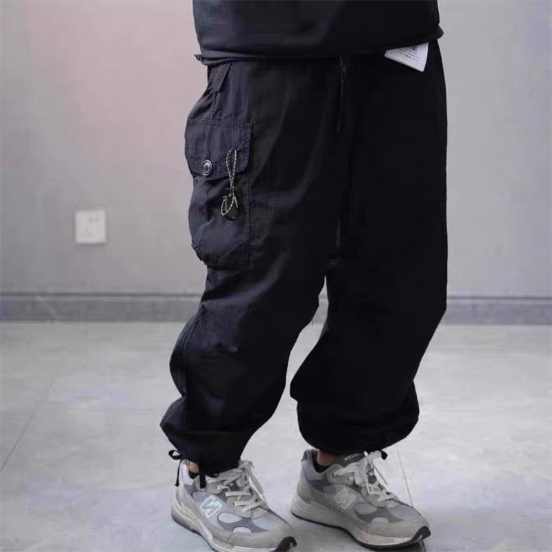 Men's Cargo Jogger Pants, Functional Cargo Pants, Multi-Pocket Tactical Trousers, Tech Utility Tapered Pants with Drawstring, Urban Utility Trousers for Daily Wear