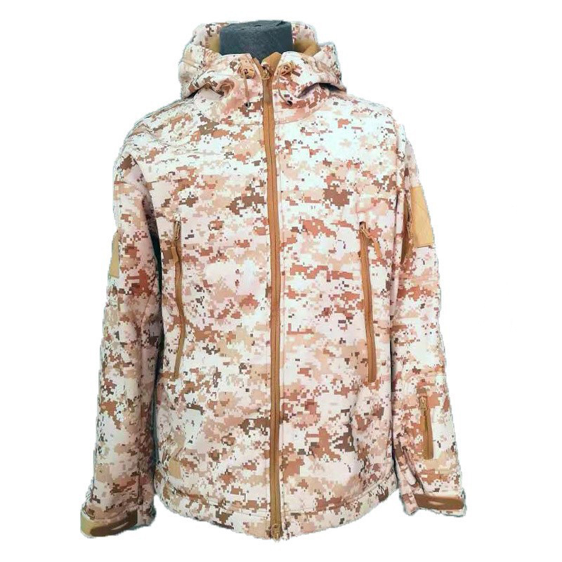 Men's Tactical Outdoor Waterproof Jacket Windproof Warm Hiking And Mountaineering Clothes