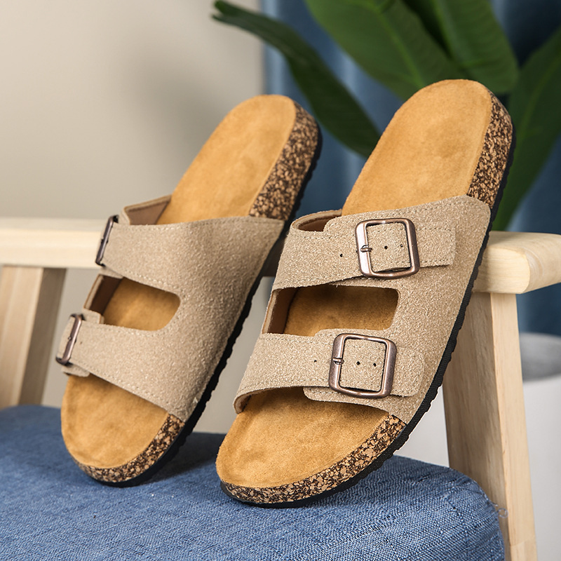 Men's Two-Strap Slides For All-Day Comfort & Versatile Styling