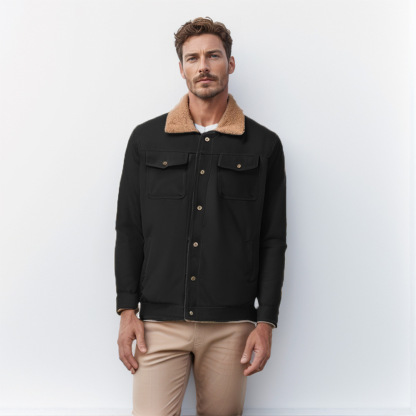 Men's Padded Cargo Casual Jacket