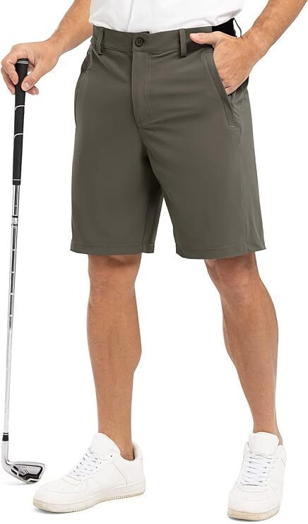 Men's Golf Work Shorts Stretch Waistband Dry Fit