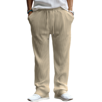 Men's Corduroy Casual Versatile Loose Trousers Cool And Breathable