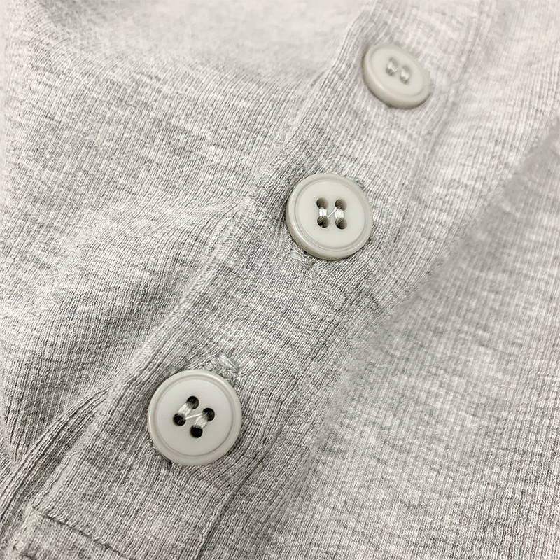 Men's Henley Neck Long Sleeve Shirt, Smooth and Soft Cotton Blend Tee, Casual & Layering Essential