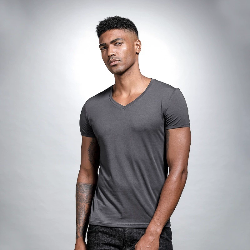 Men's Slim Fit V-Neck Tee