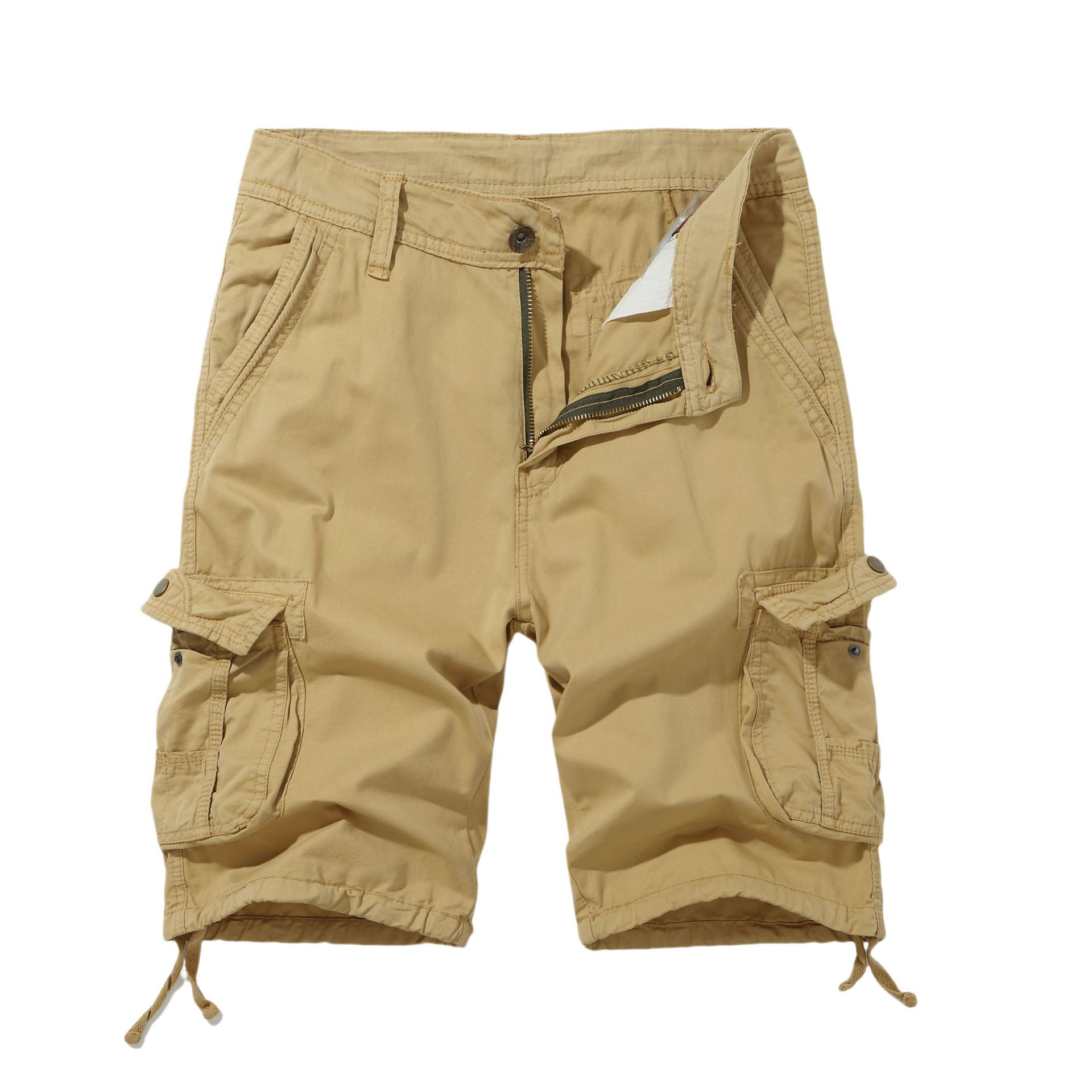 Men's Cargo Shorts, Multi-Pocket Workwear Utility Beach Shorts For Outdoor And Casual Style