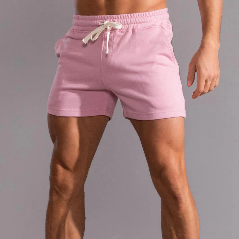Men's Cotton Fitness Sports Shorts