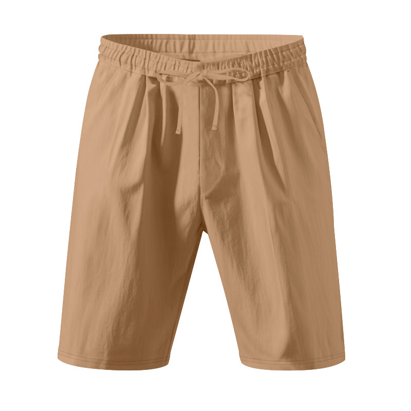 Men's Linen Summer Vacation Beach Shorts