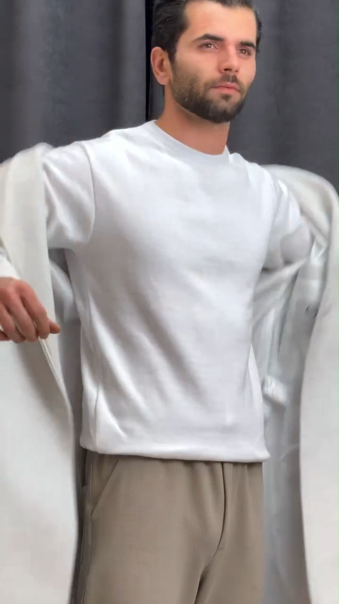 Men's Heavyweight Winter Trench Overcoat, Winter Dress Overcoat, Elegant Winter Long Coat