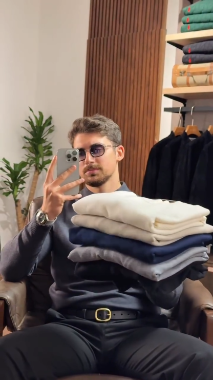 Men's Fall And Winter Performance Thermal Turtleneck Knit Sweater, Anti-Pilling Winter Pullover