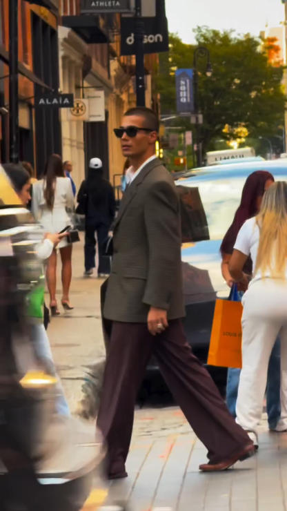 Men’s Casual Plaid Blazer Jacket for Spring and Fall | Slim Fit Stylish Versatile Suit Coat for Business and Leisure