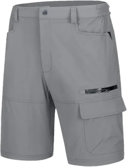 Men's Summer Lightweight Quick-Dry Work Shorts(Pockets on both the front and back)