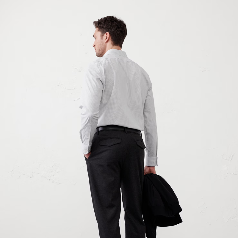 Men's Summer Striped Slim Fit Shirt