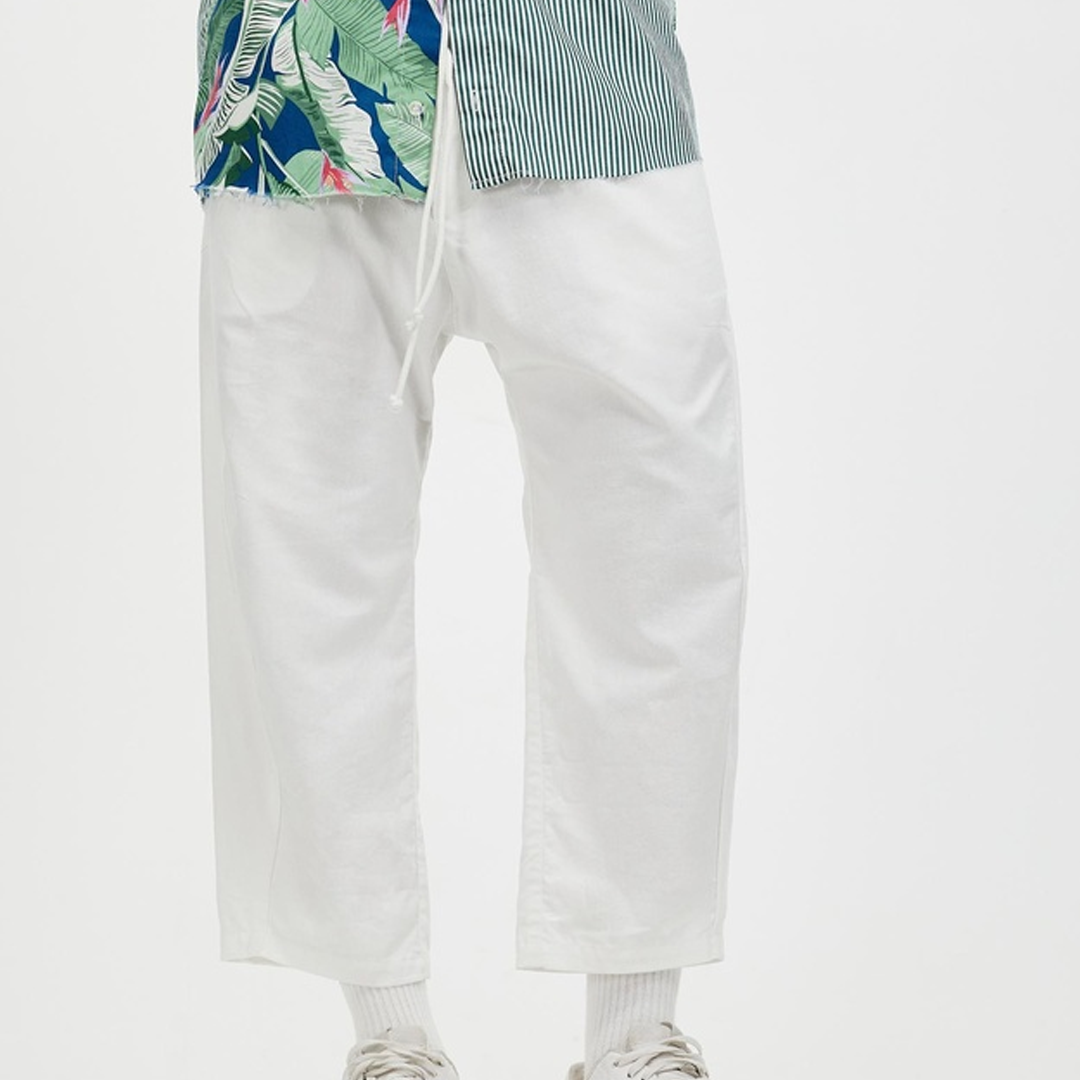 Linen Drawstring Pants
