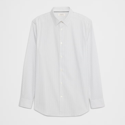 Men's Summer Striped Slim Fit Shirt