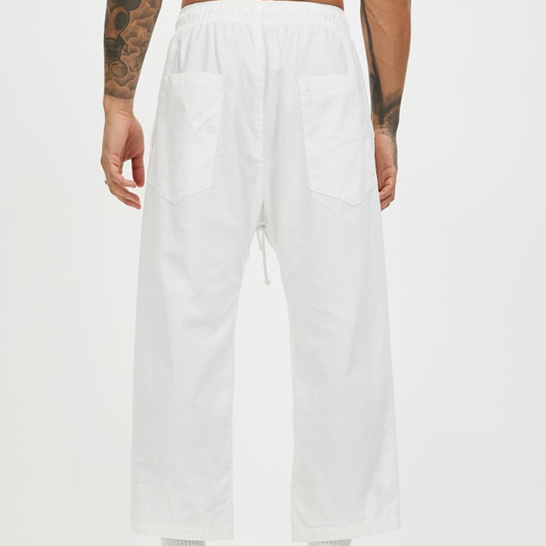 Linen Drawstring Pants
