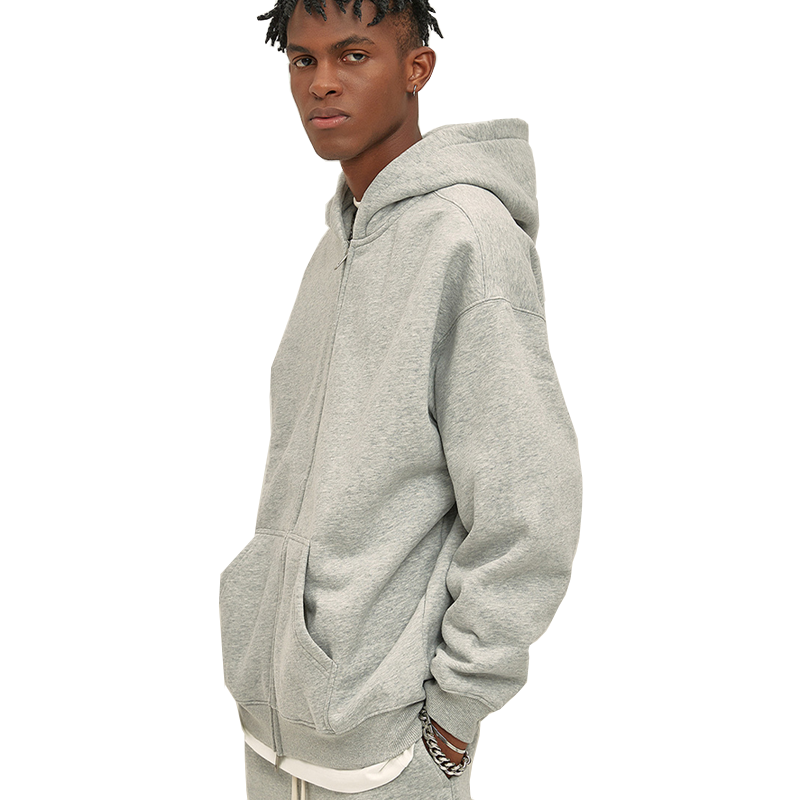 Oversized Cotton Heavyweight Hoodies Luxury Hip Hop Hoodies Men Blank Various Colored 100% Cotton Mens Cropped Hoodie Streetwear