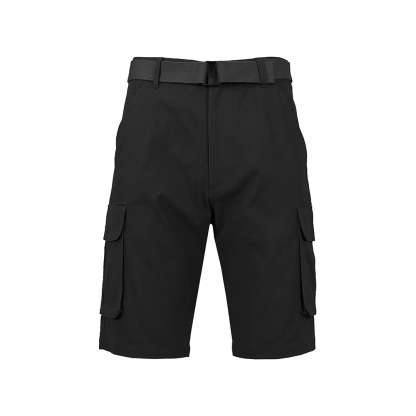 Men's Cotton Belted Cargo Shorts Vintage Distressed Lounge Hiking With Belt Sizes 28-50  NEW