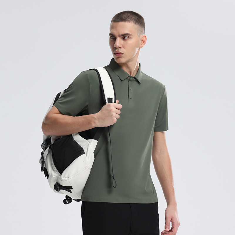 Outdoor Quick-Drying Clothing Polo Shirt Men's Urban Commuting Hiking Sports Tops
